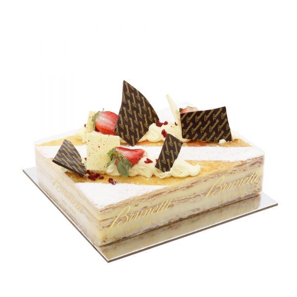 Brunetti Millefoglie Cake - Side