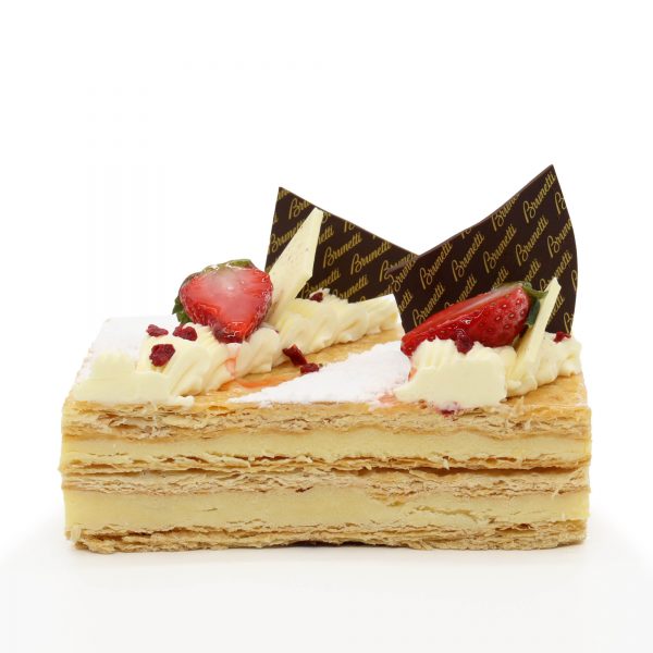 Brunetti Millefoglie Cake - Cross section