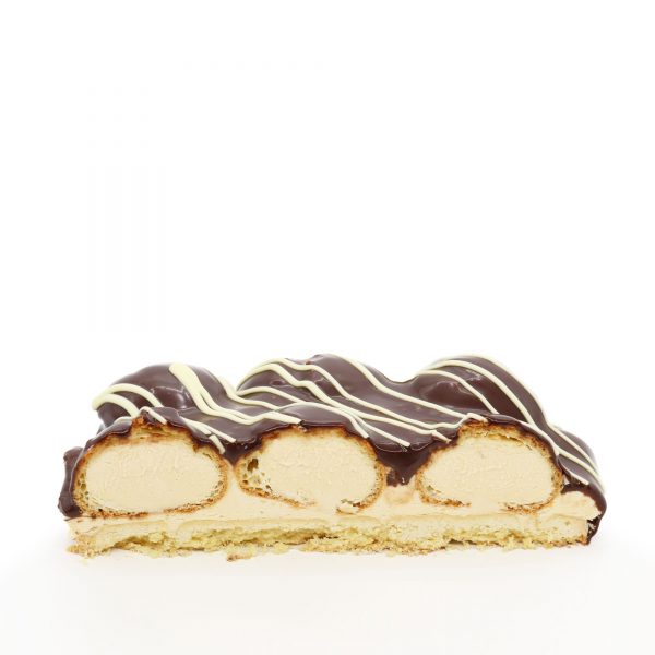 Brunetti Profiterole Cake - Cross section