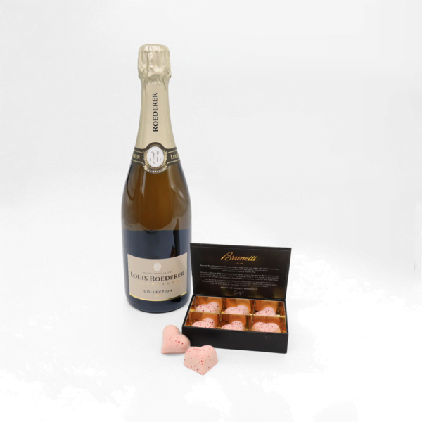 V day - champagne and chocolates 1